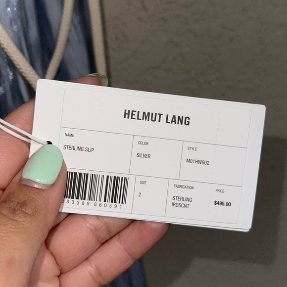 Helmut Lang | NWT! Sterling Slip Dress Size: 2 - Picture 4 of 5